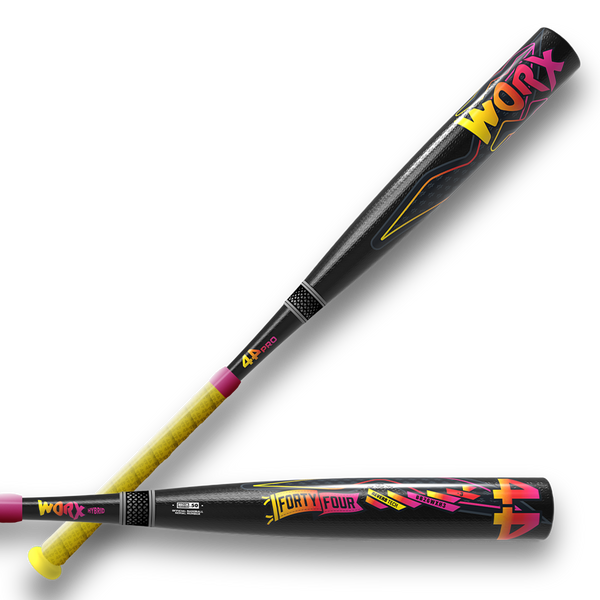 2026 THE WORX – Hybrid BBCOR Baseball Bat (-3) – 44 Pro