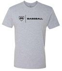 Team44 Baseball Grey Mens Tshirt